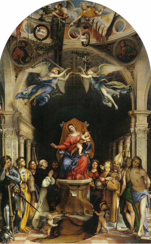 Lorenzo Lotto Martinengo Altarpiece oil painting image